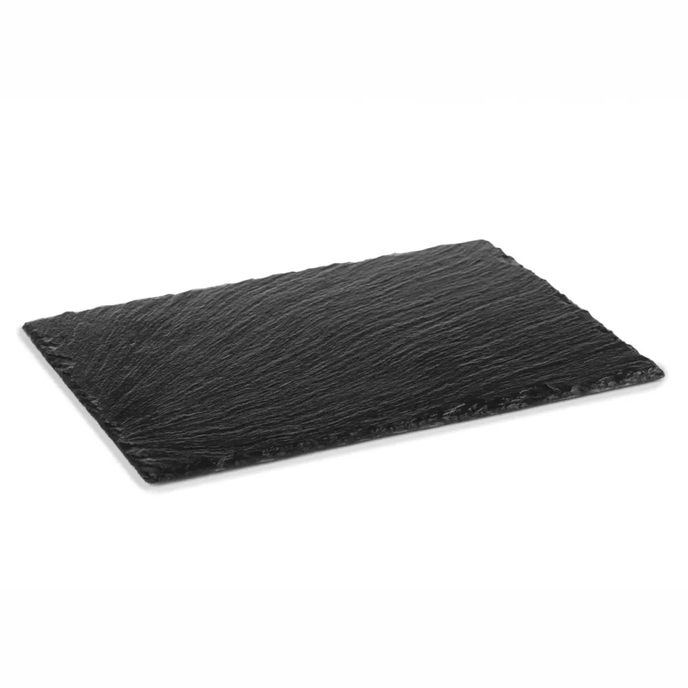 Schiefer Servierplatte rechteckig 40x30 cm h:5 6mm