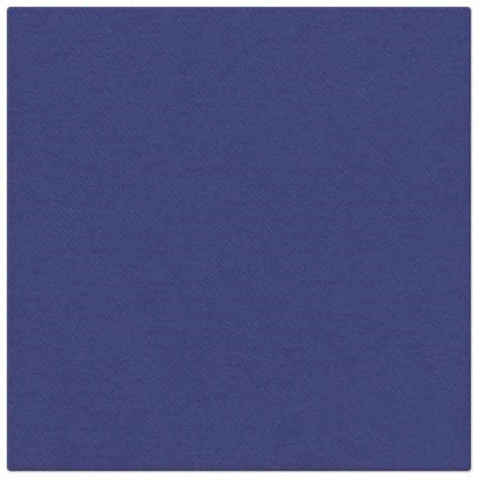 Servietten Dinner 50x Unifarbe dark blue, 40x40cm
