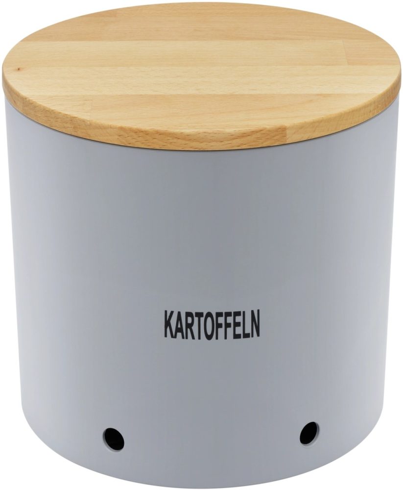 Kartoffeltopf Biopolymer 23x19cm silber