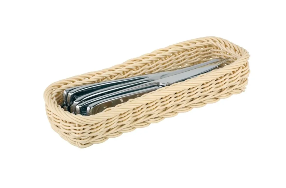 APS Besteck-Korb Economic rechteckig; 27x10x5 cm (LxBxH); beige