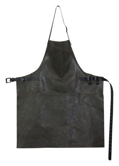 Schürze BBQ vintage grey