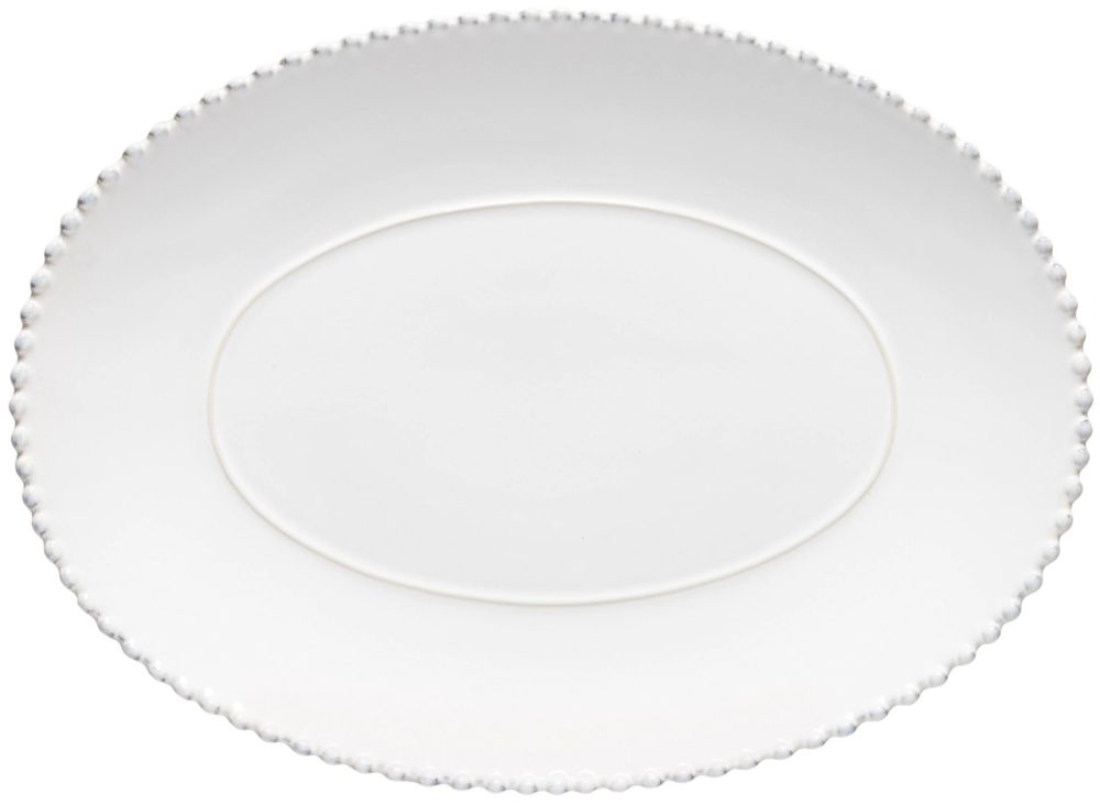 Grosse, handgefertigte Servierplatte „Pearl“ Costa Nova