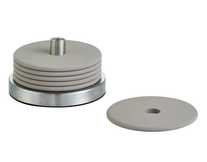 Untersetzer-Set Inox-grau 7tlg
