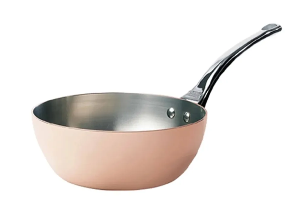 INOCUIVRE Sauteuse konisch Kupfer/Edelst. D:24cm
