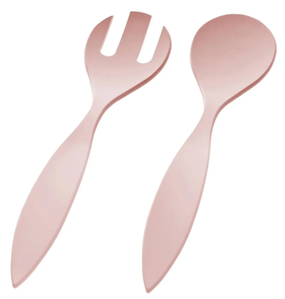 Salatbesteck Biopolymer 30cm pink cherry