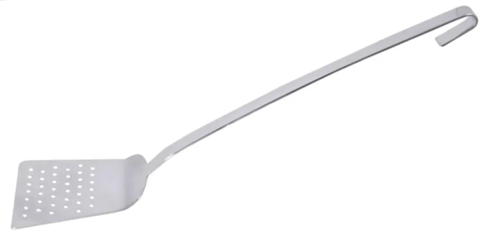 Pfannenschaufel, perforiert kurzer Stiel 26 cm