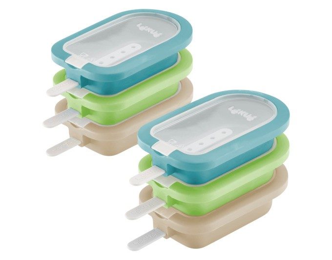 Lékué - Eis am Stiel-Formen-Set, 10.5CM, Multicolor