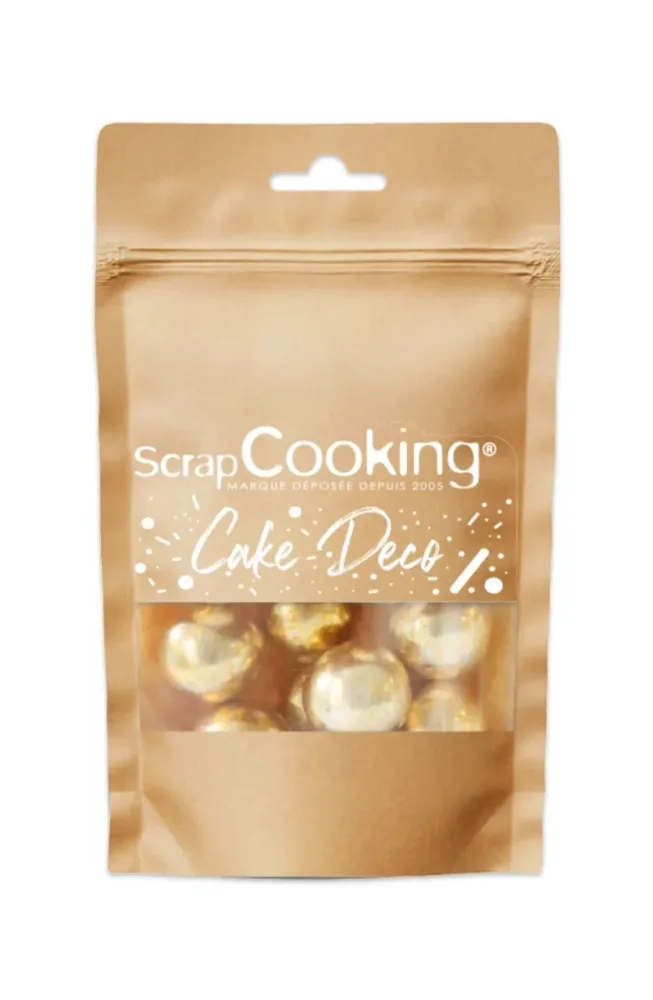 Schoko Perlen Gold XXL 55g