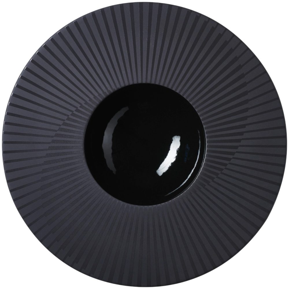 Sphere Teller 180ml D30.5cm H5cm brilliant schwarz meteor