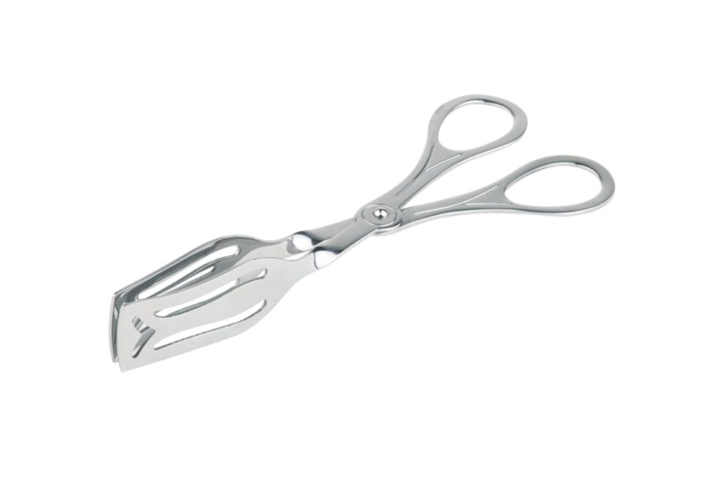 APS Gebäckzange; 19.5x7.5x3 cm (LxBxH); silber