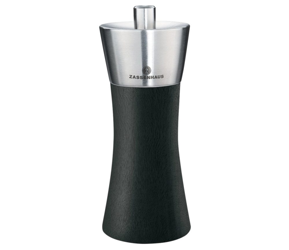 Pfeffermühle Augsburg 14 cm schwarz matt