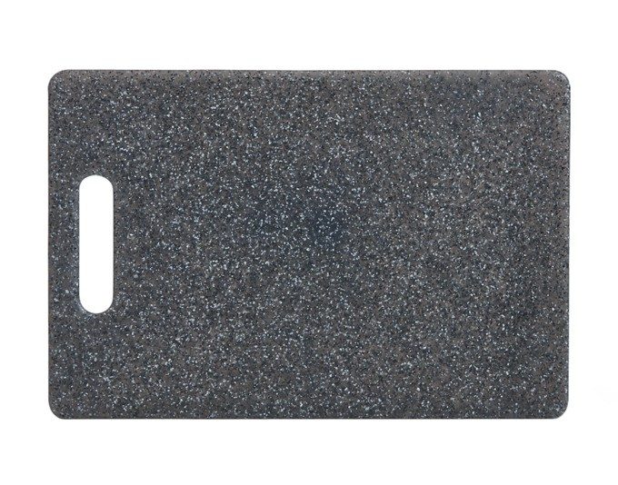 ZELLER PRESENT Schneidebrett, schwarz 300 x 8 x 200 mm