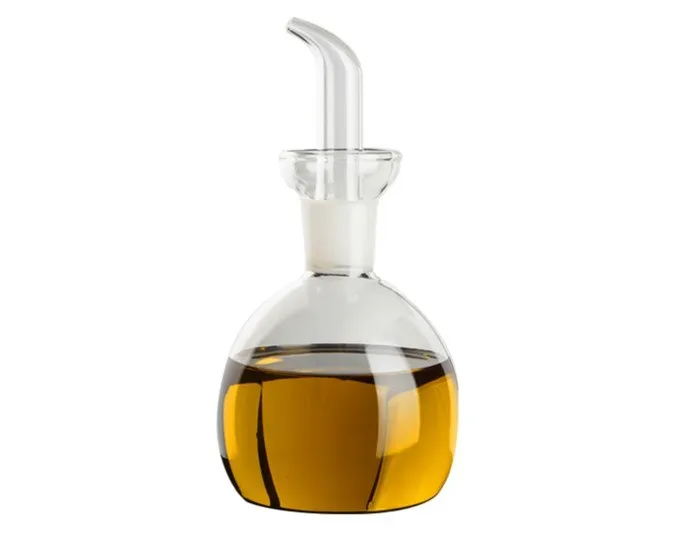 Ölflasche Glas rund 500ml