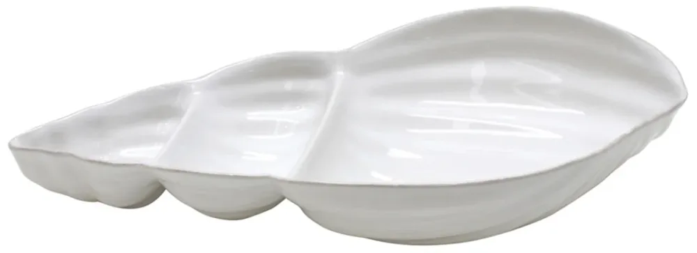 Aparte Schale Shell 865ml 40.6x20.6cm H8.4cm weiss