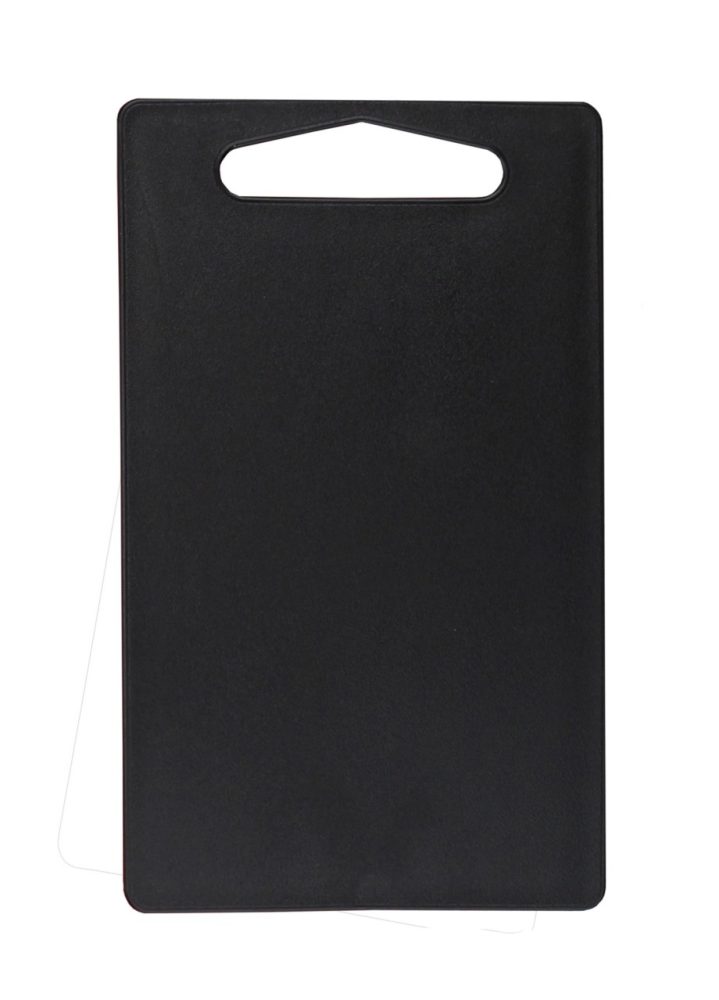 Schneidebrett Sofia 25x15x0.9cm mit Griffloch schwarz