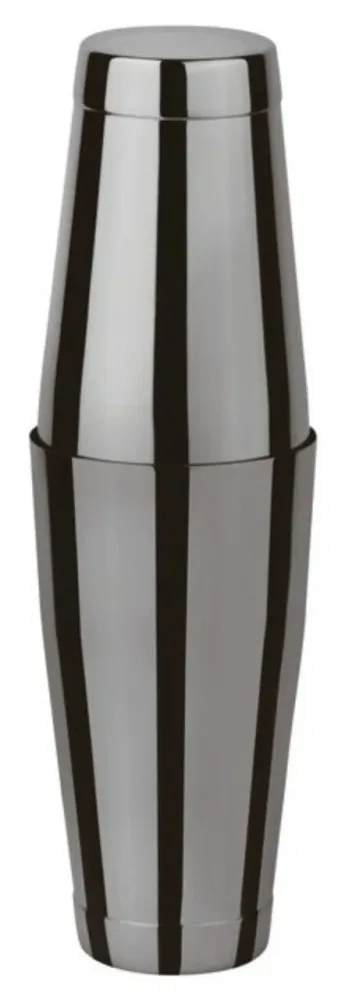 2 tlg. Boston Shaker schwarz 790ml/590ml
