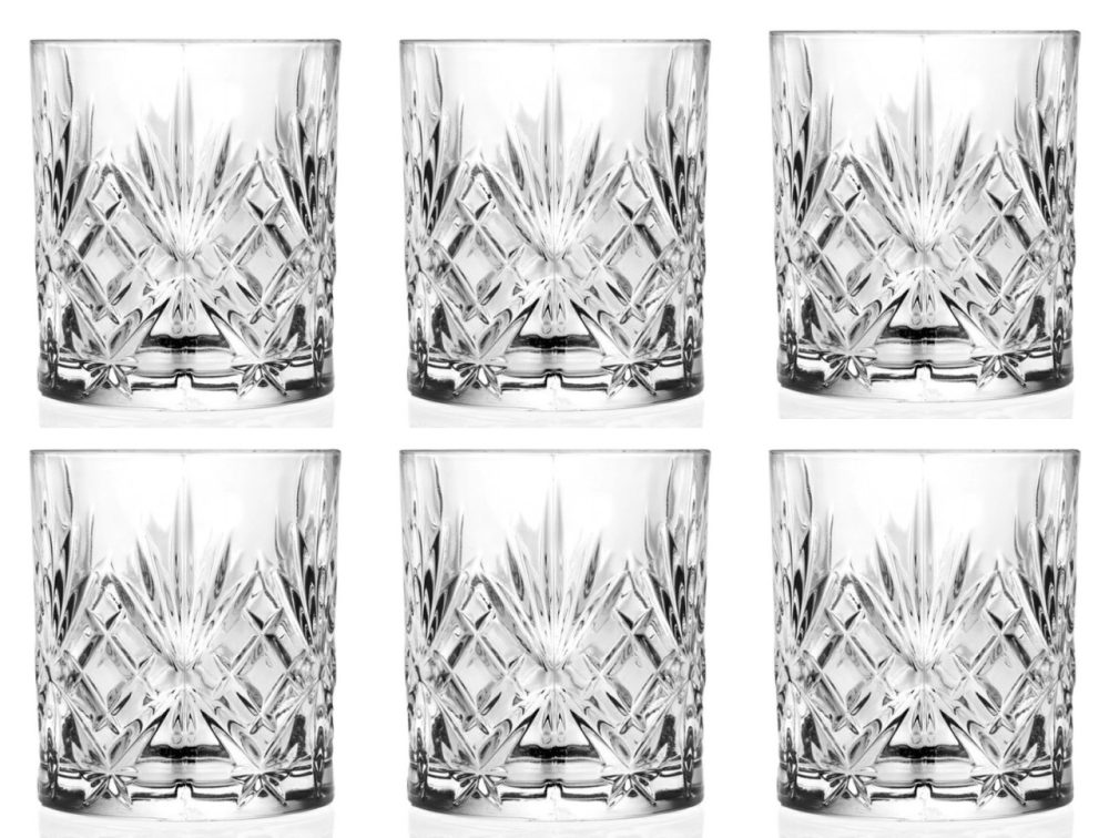 RCR - Whiskyglas, 6 Stück, 340 ml, Transparent