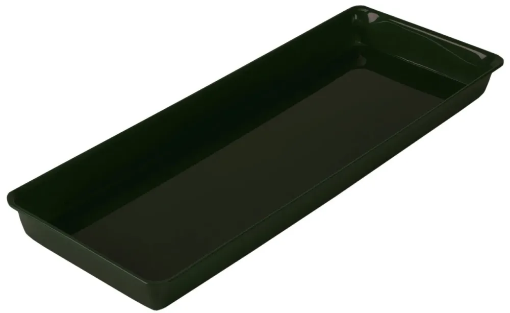 Rechteckige Schale 5xGN1/4 81x26.5x4cm schwarz