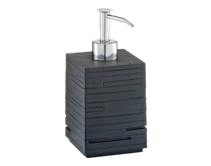 Zeller Present - Seifenspender Schiefer Polyresin 8x8x16cm, One Size
