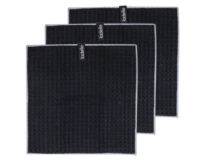 Spültuch black 30x30 3Stk.