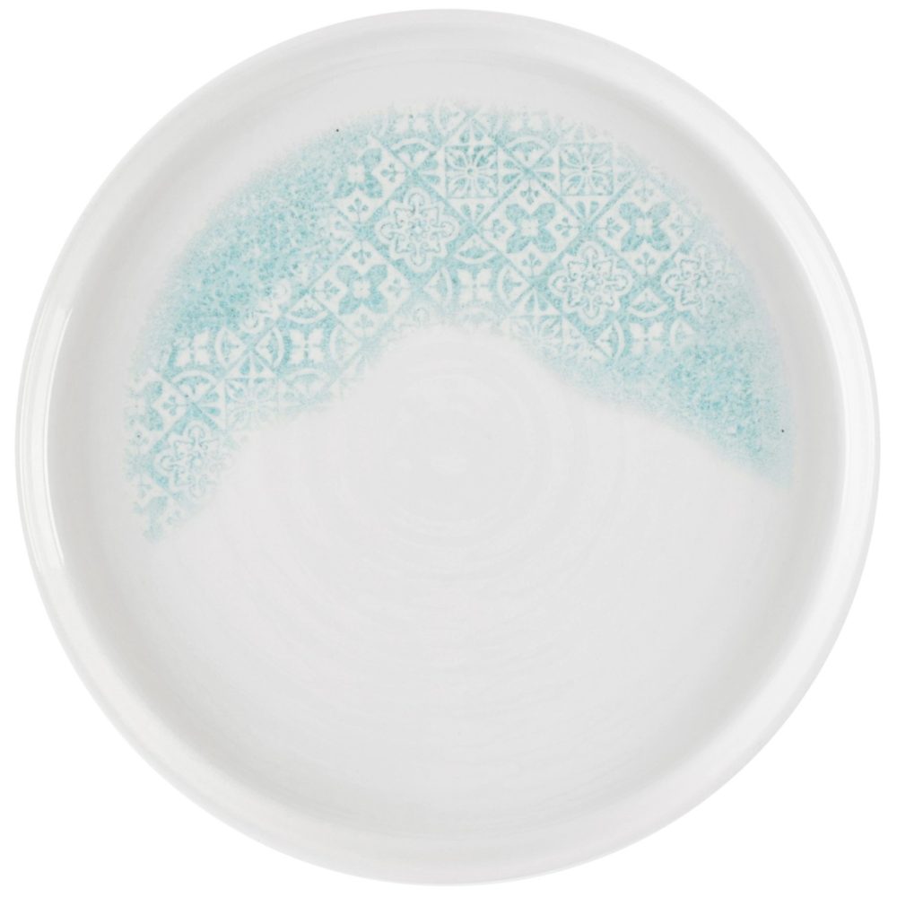 V.P. Med Tiles Aquamarine Chefs Walled Teller 26cm