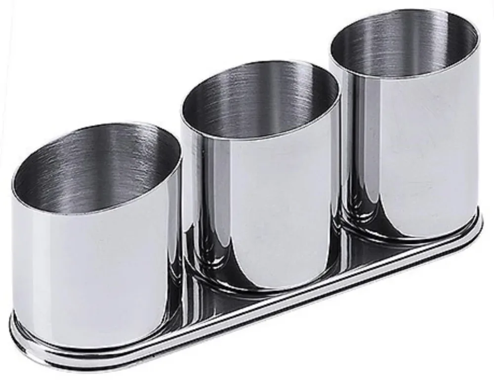 Löffelbecher Flöte mit drei Bechern
