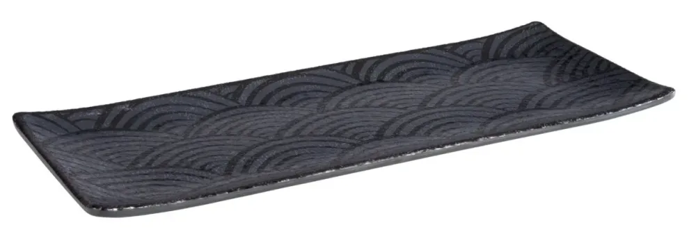 Tablett DARK WAVE 29x12cm H1,5cm