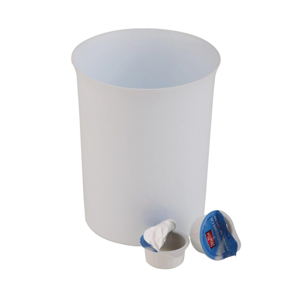 APS Tischrestebehälter; 900 ml, 11x14 cm (ØxH); weiss; rund