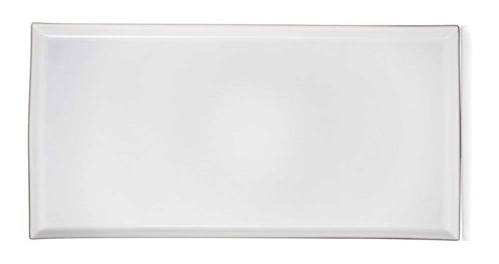 Auflaufform rechteckig L:55.5cm. B:28cm, H:3cm K.wolke weiss