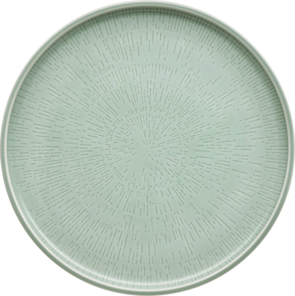 Shiro Glaze Frost Teller flach coupe Struktur 28cm