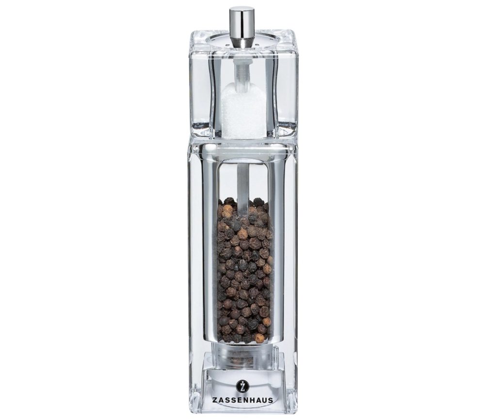 Kombi-Mühle Solingen 16 cm transparent 4-eck.