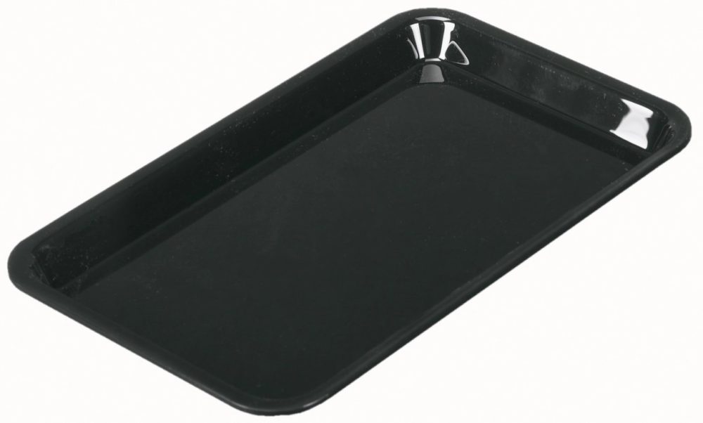 Rechteckige Schale GN1/4 26.5x16.2x1.7cm schwarz