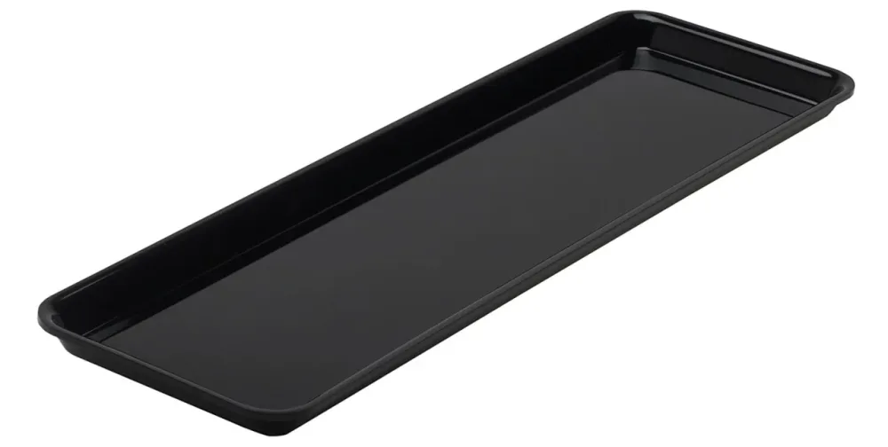 Rechteckige Schale GN2/4 53x16.2x1.7cm schwarz