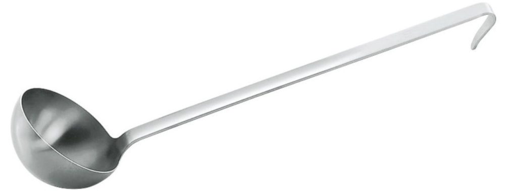 Schöpflöffel Piazza Edelstahl Edelstahl Rostfrei 18/10 12 cm 52 cm - Material: 18/10 Edelstahl - Schöpflöffel