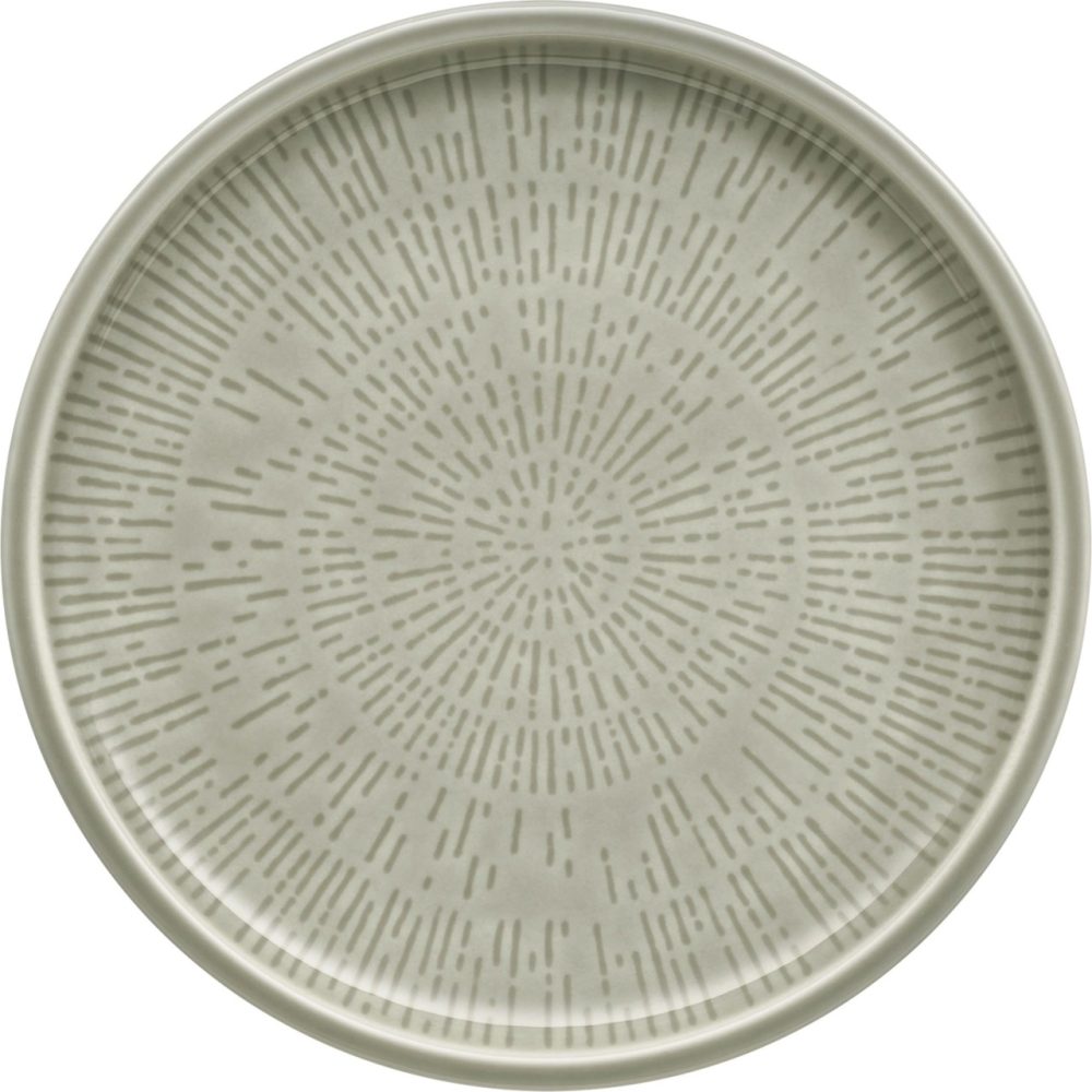 Shiro Glaze Steam Teller flach coup Struktur 17cm