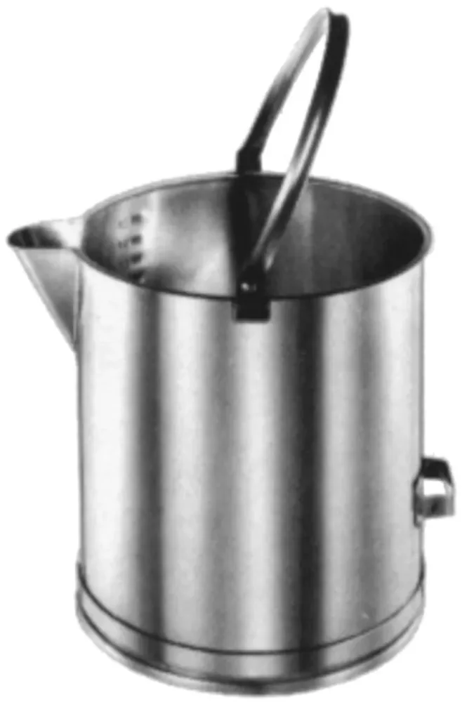 Grosser Massbecher mit Ausguss 15 lt o/Deckel