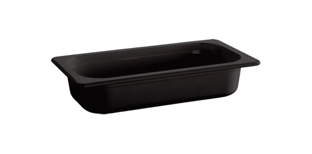 Ecoline GN 1/4 Behälter 100mm schwarz