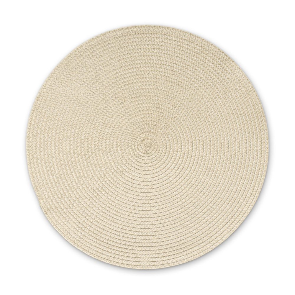 Tischset rund, natur, D:38 cm