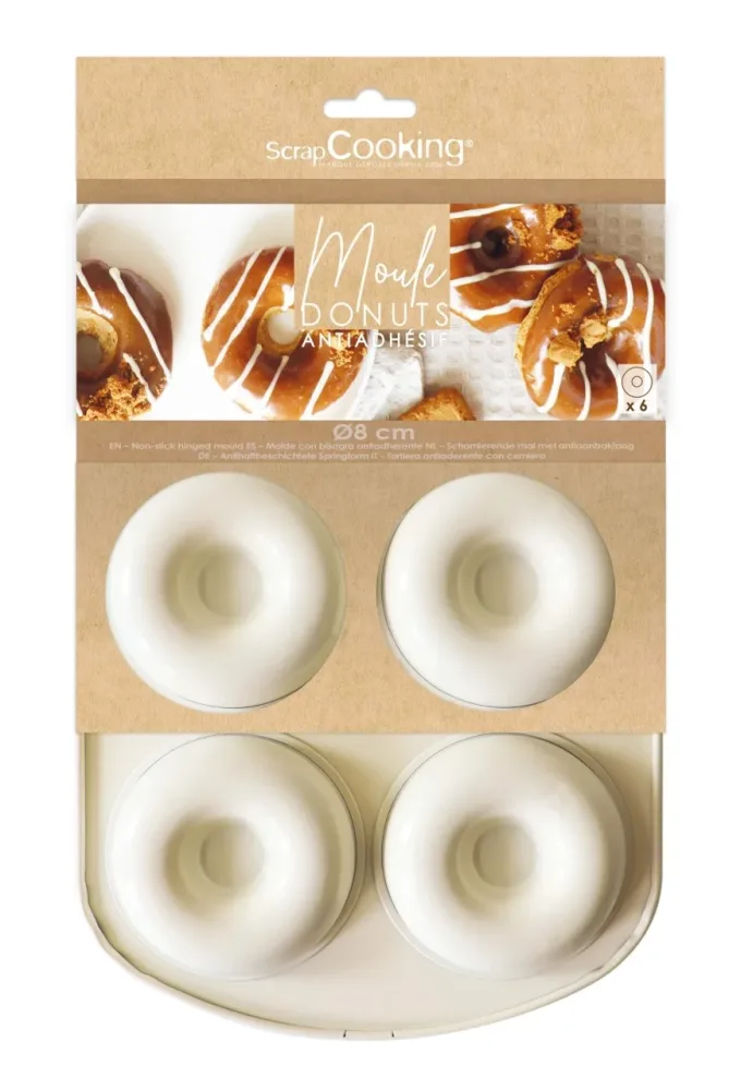 Backform für 6 Donuts antihaftbeschichtet