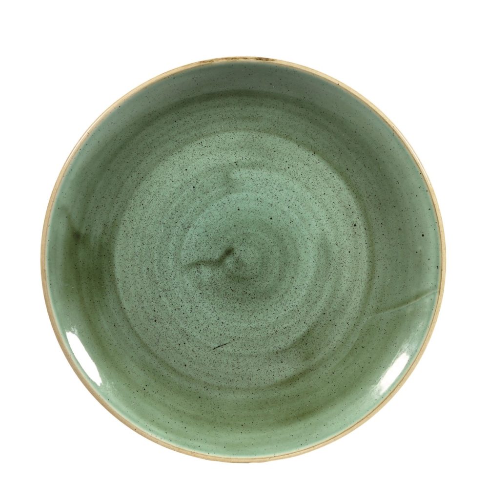 Stonecast Samphire Green Coupe Teller 26cm