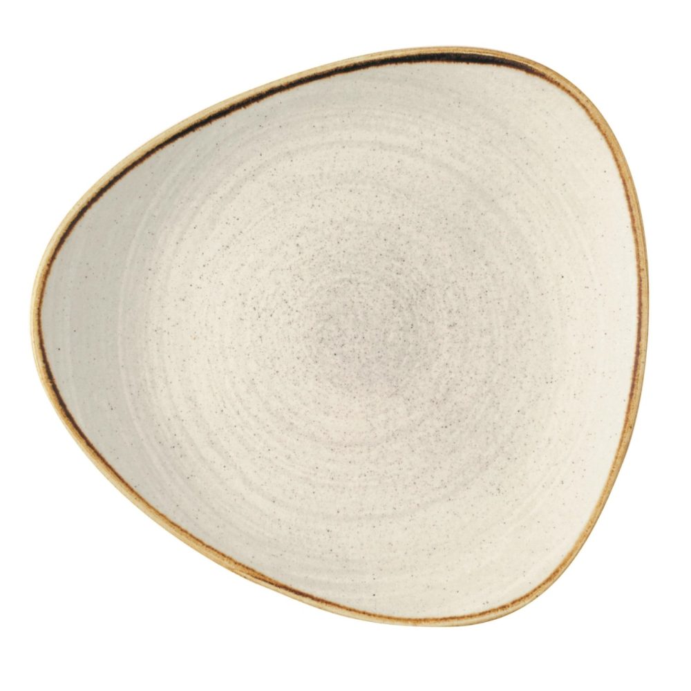 Stonecast Raw Grey Triangel Teller flach 22.9cm