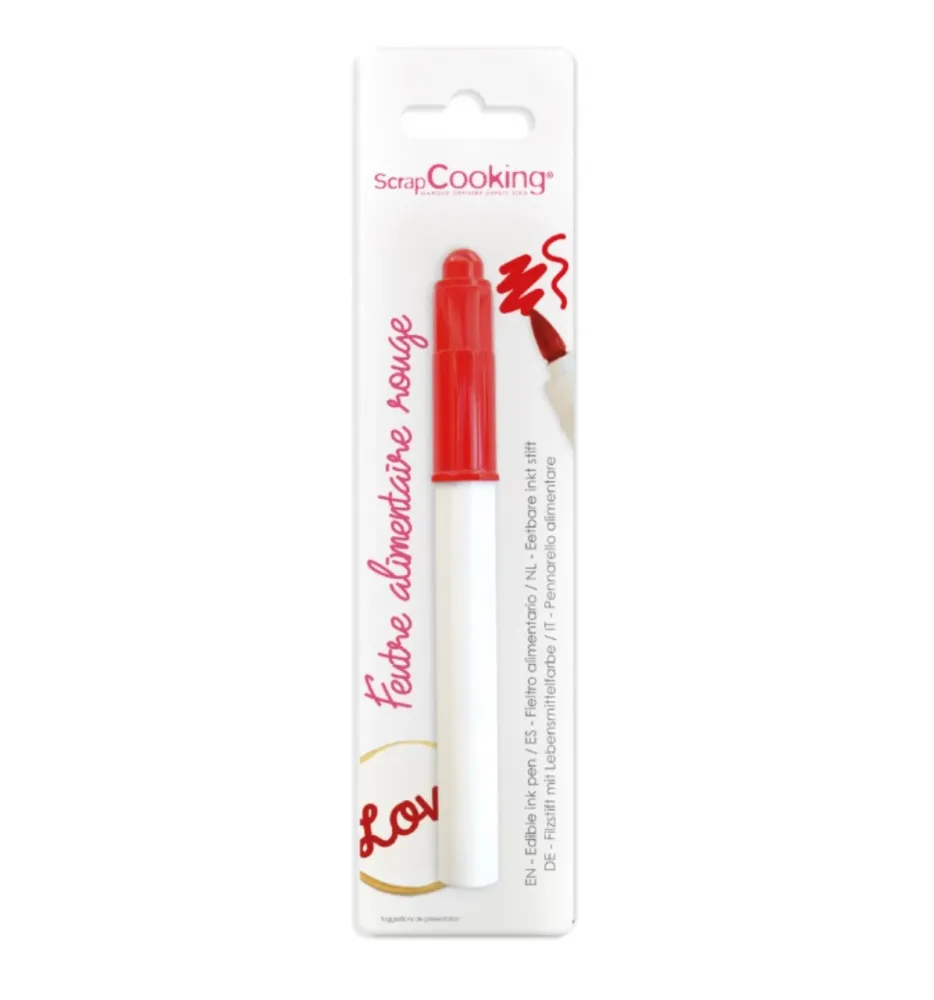 Lebensmittelstift rot