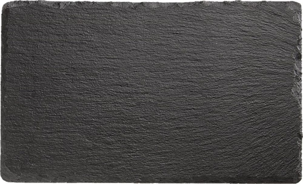 APS Untersetzer MORRA, 4er Set, Naturschiefer; 24x15x1 cm (LxBxH); schwarz; rechteckig