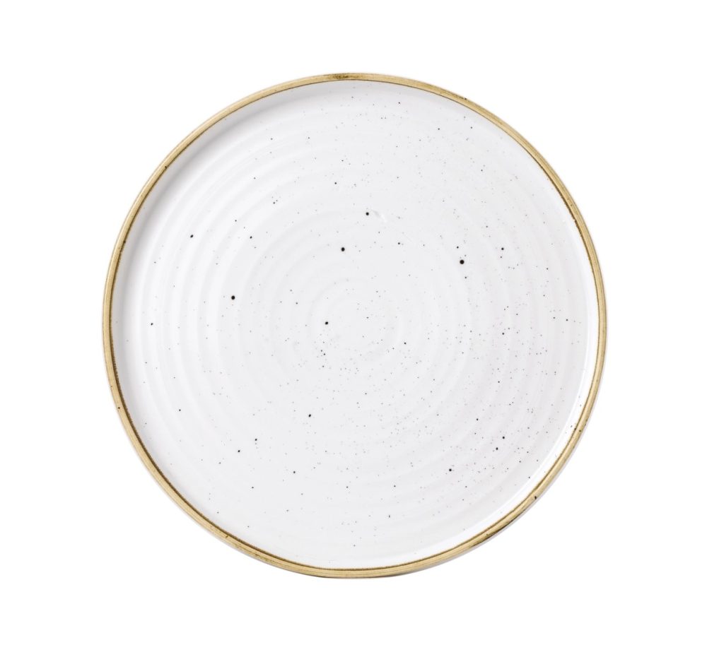 Churchill Teller rund Stonecast Barley White mit erhöhtem Rand; 27.5x2 cm (ØxH); weiss/braun; rund; 6 Stück / Pack