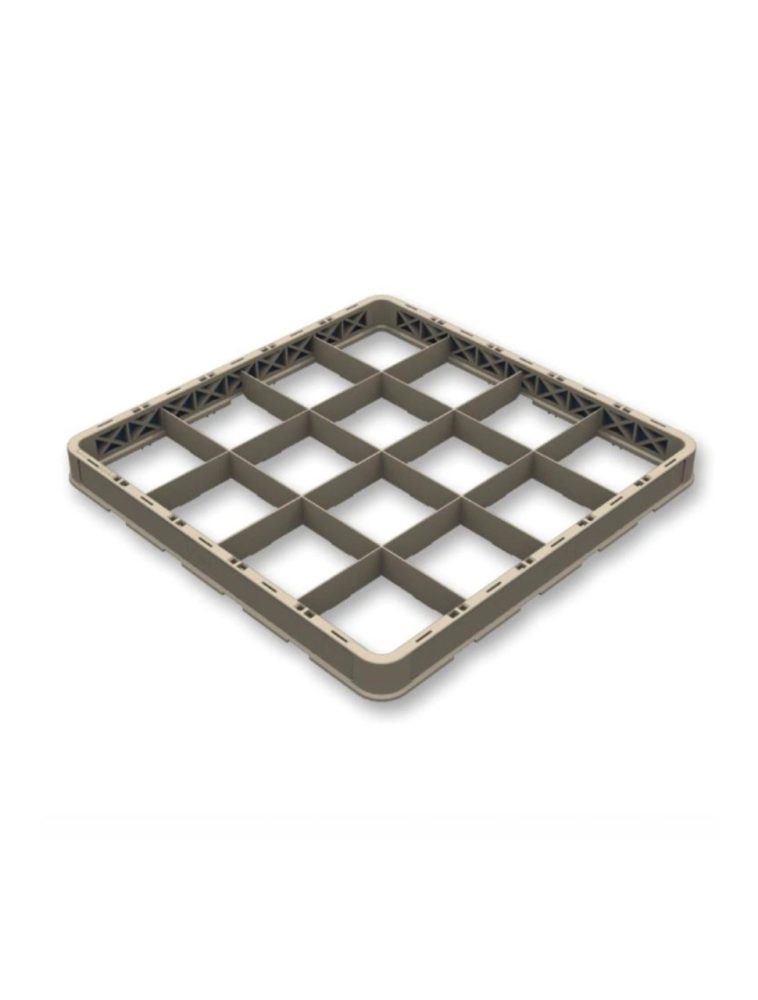 Aufsatz geschlossen 16 Fächer Glas max D11.3cm
