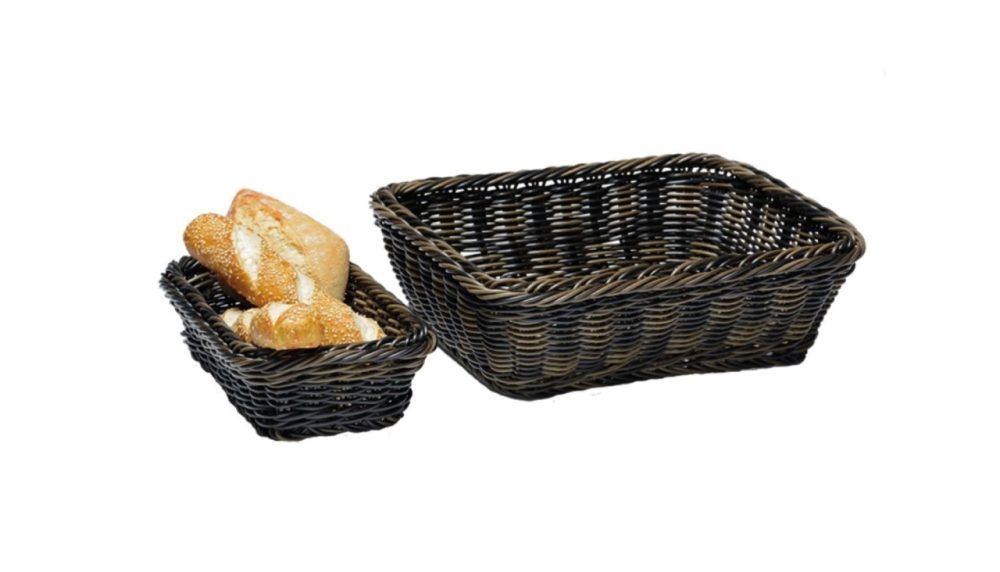Aps Schwarz/Braun Kunststoff/Edelstahl 7.5 cm - Material: Polypropylen, mit Edelstahldraht im Rand - Servierkorb