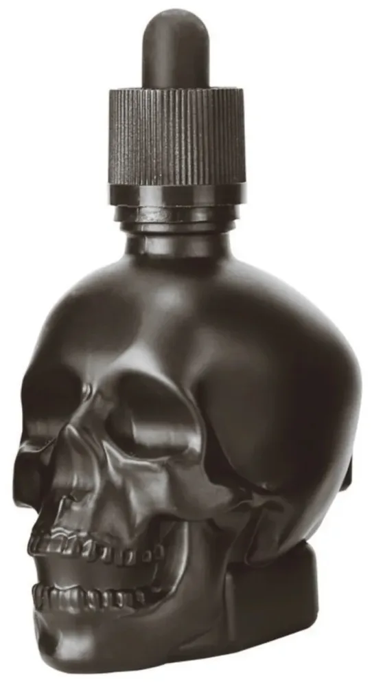 Schädel Dash Bottle Pipette 120ml schwarz
