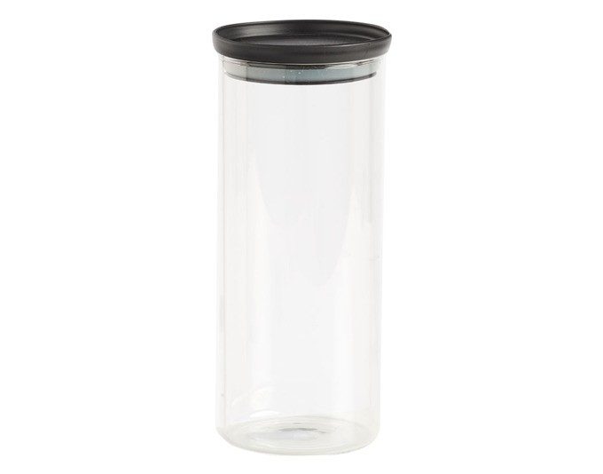 Vorratsglas m.D. schwarz 1.25l