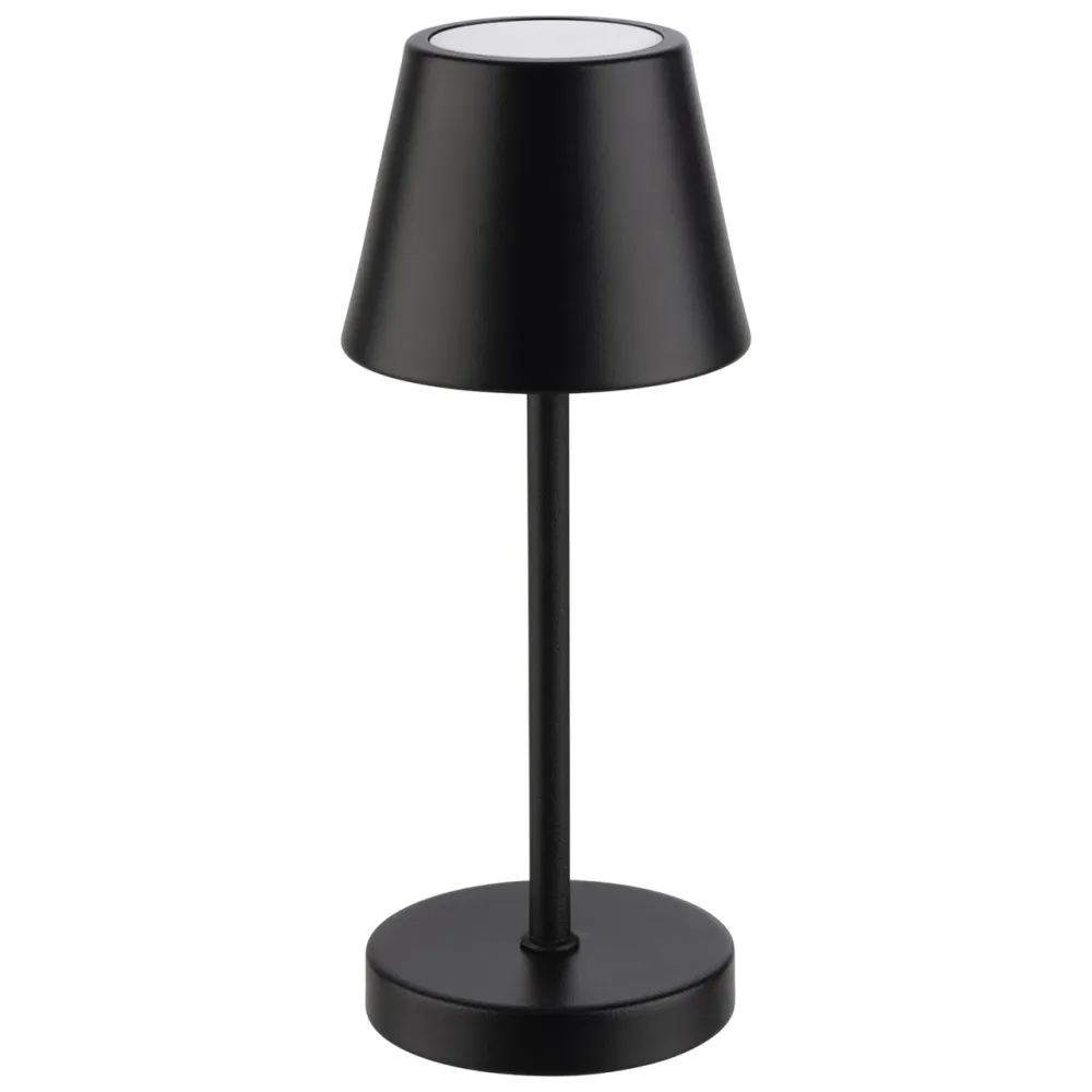 Merle Micro Tischleuchte D8cm H20cm schwarz