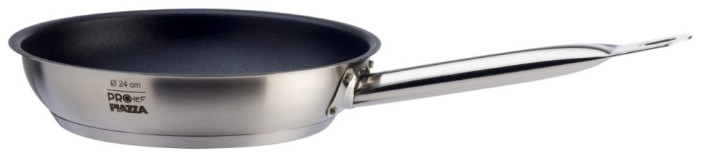 PIAZZA Bratpfanne DiciottoDieci Edelstahl Edelstahl 20 cm 4.5 cm 20 cm - Material: 18/10 Edelstahl - Bratpfanne